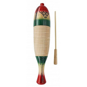 Mexikanisches Guiro 30 cm Fisch