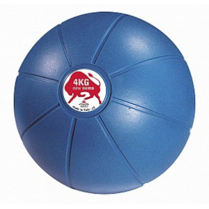 Medizin Ball, NEW NEMO 4 kg / blau / 24 cm