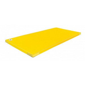 BENZ Leichtturnmatte mit Antirutschbelag+Klettecken 200 cm Gelb 100 cm 6 cm Leichtturnmatte Mit Antiruschtbelag & Klettecken