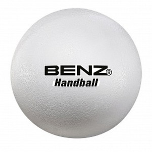 BENZ Weichschaumball HANDBALL Ø 15-16 cm Weiß Soft-Handball 160 g Gut 51 cm 15-16 cm