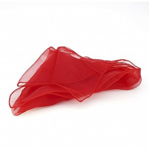 Chiffontuch / Jongliertuch 140x140cm versch. Farben Rot