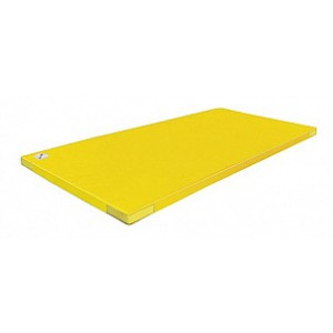 Bezug für Turnmatten gelb Antirutsch + Klett 200x100x6 cm