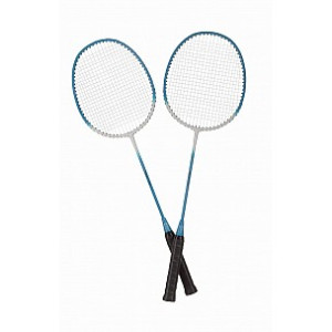 PROGYM Badmintonschläger Beginner 100 g 62 cm Stahl gehärtet Klassisch Multifile Kunstsaite Badmintonschläger