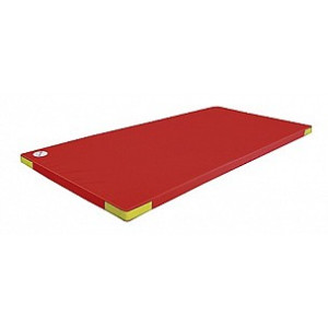 Bezug für Turnmatten rot  Antirutsch + Klett 200x100x8 cm