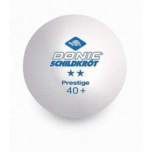 Tischtennis-Bälle Prestige 2* Weiß