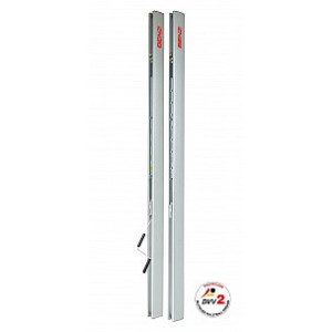 BENZ Volleyballpfosten Professional DVV2 Spannseite Silber
