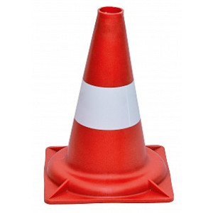 Markierungskegel gestreift 30 cm