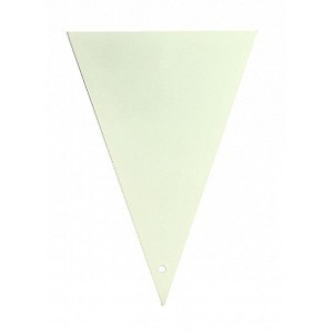 Markierblech lackiert Dreieck / 20 cm / 30 cm
