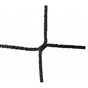 Fußball-Tornetz Tortiefe 80/200 cm 4 mm Schwarz Polypropylen