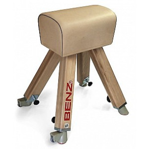 BENZ Turnbock  mit Holzfüßen 90 - 130 cm
