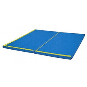 Kombi-Turnmatte  Leichtschaumkern 200 cm Blau Standard-Ausführung 100 cm 6 cm Leichtturnmatte