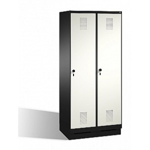 Garderobenschrank Evolo 2 Abteile 810 x 500 mm / 2 / 400 mm