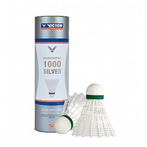 Badmintonball VICTOR Nylon 1000 Slow / grün