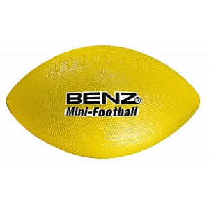 BENZ Weichschaumball MINI-FOOTBALL Ø 13 cm Gelb Soft-Football 13 cm 112 g Gering