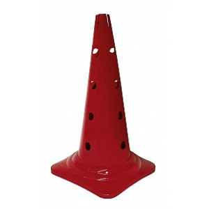 Kegel mit Löchern / Lochkegel 50cm 50 cm Rot