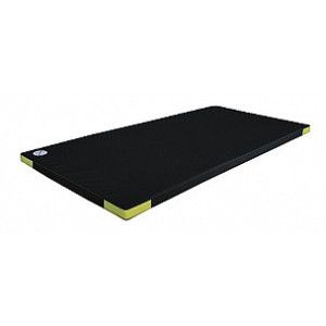 Bezug für Turnmatten schwarz mit Klett 200x100x6 cm