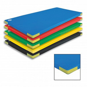 BENZ Leichtturnmatte mit Klett- und Flauschecken Grün 150 cm 100 cm 6 cm Mit Klettecken Leichtturnmatte