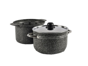 Beaver Brand Pentola Stone Rock 22 Pronto Pasta 0429-R Beaverbrand