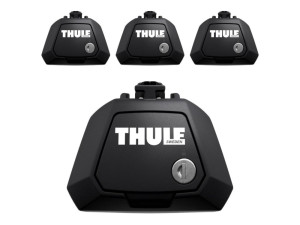 Thule Set 4 Piedi Evo Raised Rail Per Barre Portatutto