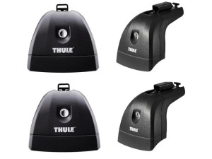 Thule Set 4 Piedi Rapid Fixpoint Xt Per Barre Portatutto
