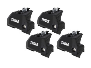 Thule Set 4 Piedi Evo Flush Rail Per Barre Portatutto