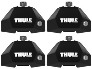 Thule Set 4 Piedi Evo Fixpoint Per Barre Portatutto
