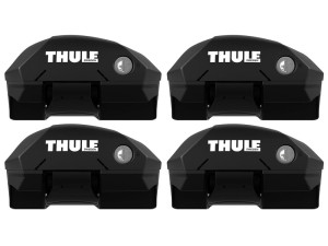 Thule Set 4 Piedi Edge Raised Rail Per Barre Portatutto