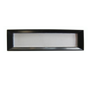 meteor Namenschild 75 x 21 mm, schwarz, Meteor 017010