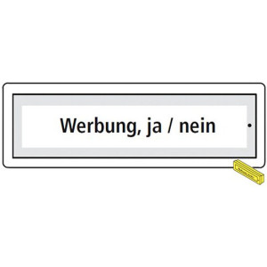 RENZ 97-9-85368 Namensschild RSA2, Werbung, nein danke!
