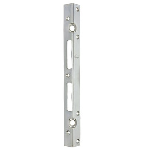 Sicherheitswinkel - Schließblech 300 mm x 25 mm x 25 mm, mit 2 Schwerlastankern, abgerundet