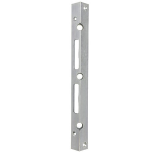 Sicherheitswinkel - Schließblech 300 mm x 25 mm x 25 mm, mit 3 Schwerlastankern, kantig
