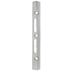 Sicherheitswinkel - Schließblech 300 mm x 25 mm x 25 mm, mit 3 Schwerlastankern, abgerundet