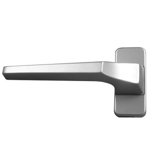 Rahmentürdrücker mit unsichtbarer Verschraubung U-Form 001/220, mit Rückholmechanik