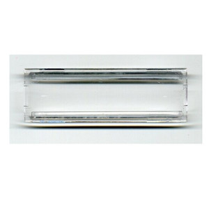 Briefkasten Namenschild 012/R74 für meteor 63 x 21 mm