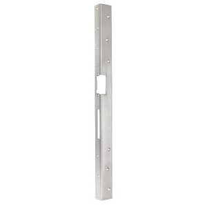 Sicherheits-Winkelschließblech 005/11 für elektrische Türöffner, Länge 490 mm, aus Edelstahl