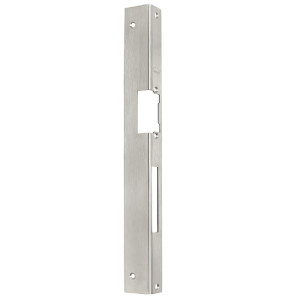 Sicherheits-Winkelschließblech 005/19 für elektrische Türöffner, Länge 330 mm, aus Edelstahl