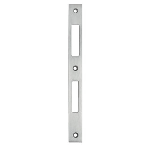 Sicherheits-Flachschließblech 005/60 kantig, passend für 72 oder 92 mm Entfernung, Maße 245 x 24 x 3 mm