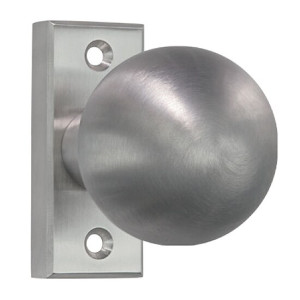 Kugelknopf 005/155/501 auf Rosette für Metalltür