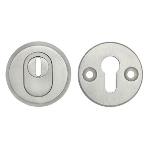 Schutzrosette rund mit verstellbarem Kernziehschutz aus Leichtmetall 001/4710