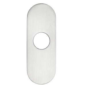 Kleberosette 82 x 30 mm oval mit Rundloch 005/610