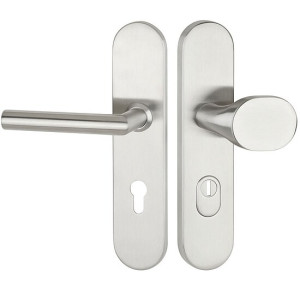 HT-EN2-Schutz-Wechselgarnitur 1802 BASIC 02, mit Kernziehschutz, für Haustür