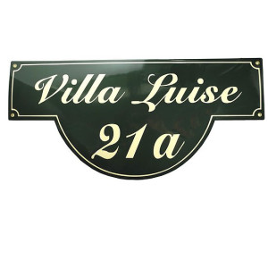 Schild Ausleger Emaille