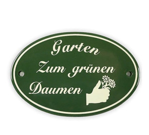 Gartenweisheit: "Garten Zum grünen Daumen"