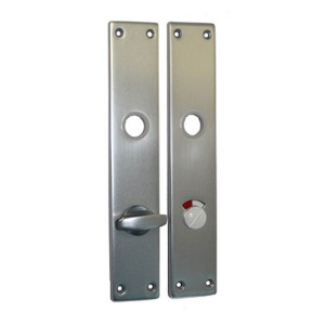 Langschildpaar 250/53L Abmessung 250 x 53 mm WC-gelocht