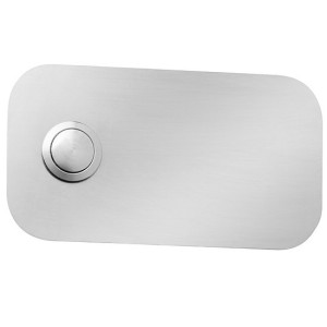 Klingelplatte CMD 103 Rechteck aus Edelstahl, auch mit Gravur