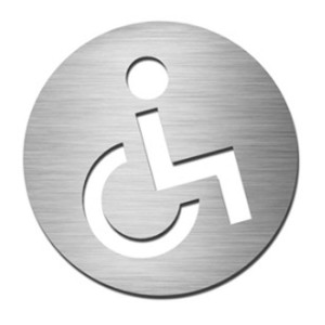 Piktogramm Rollstuhlfahrer von serafini