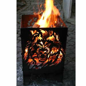 Feuerkorb Löwe