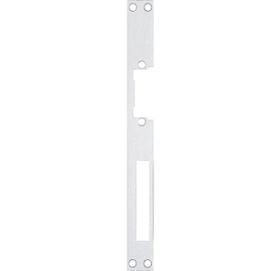 Flachschließblech Edelstahl matt käntig, Länge 250 mm