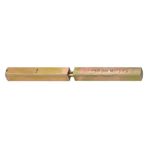 Panik Spezialstift für Feuerschutztüren mit geteilter Nuss, Länge 132 mm