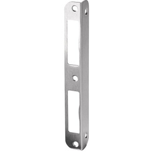 Winkelschließblech Edelstahl Winkel Breite 20 mm x Länge 170 mm rund